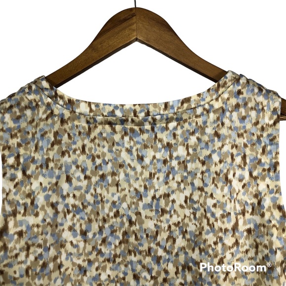 Talbots Petites Multi Color Casual Crew Neck Tank Size Small - Picture 5 of 8